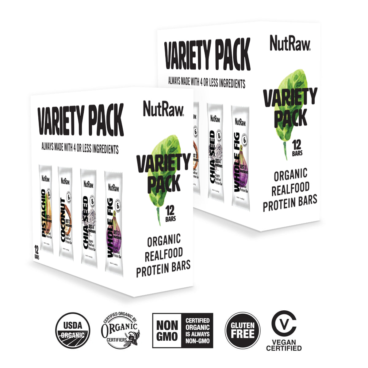 Special - 2 Variety Bars Packs -  24 Bars (1.4oz each)