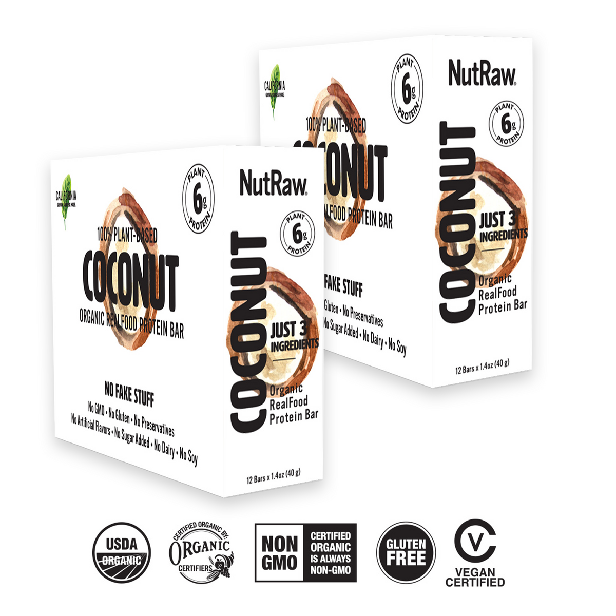 Special - 2 Coconut Bars Packs - 24 Pack (1.4 Oz each)