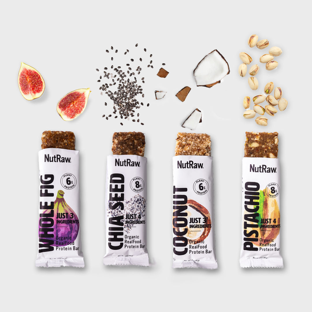 NutRaw Bars Assortment - All Four Bars