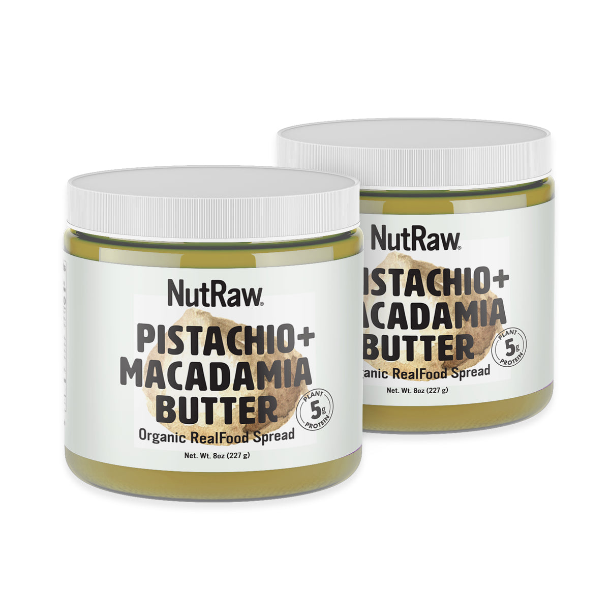 Organic Pistachio + Macadamia Butters - Pack of 2 (8oz each)